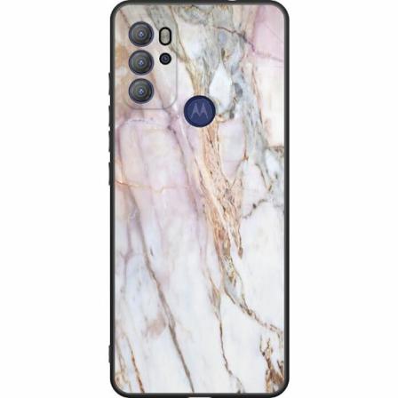 Motorola Moto G60s Svart Skal Marmor