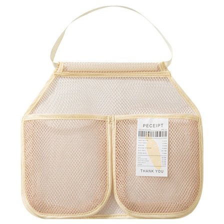 Hængende Mesh Bag Opbevaring Nettaske GUL