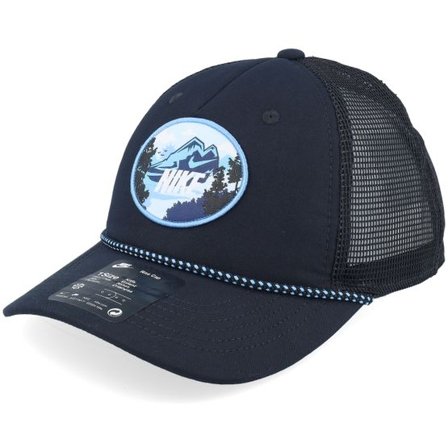 Nike - Svart trucker Keps - Kids Rise Cap S Outdoor Black/B.volt Trucker @ Hatstore