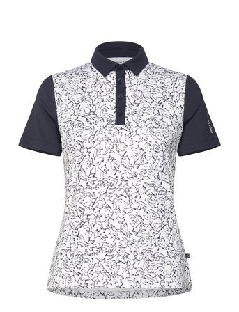Harmony Printed S/S Shirt White Calvin Klein Golf