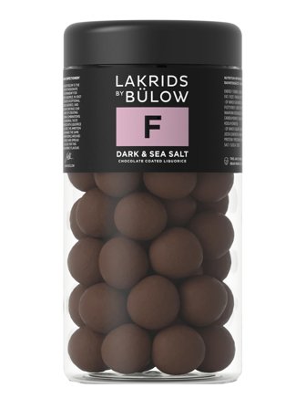 Lakrids by Bülow Liquorice coated with dark chocolate and sea salt 0.27kg