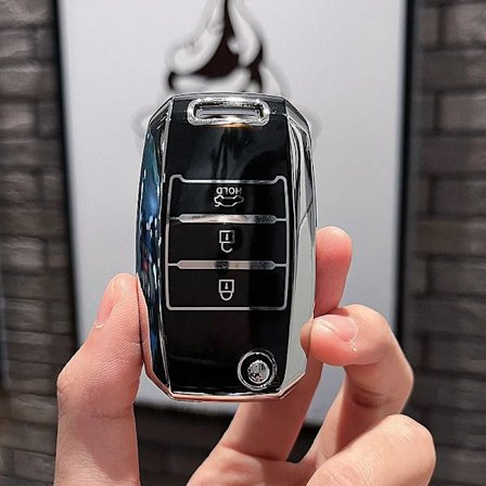 Bilnyckelfodral för Kia RIO 3 4 Hyundai I30 Optima Xceed Ceed 2 Sorento 2011 Forte Niro 2023 Soul 2019 EV6 Sportage 4 Stonic