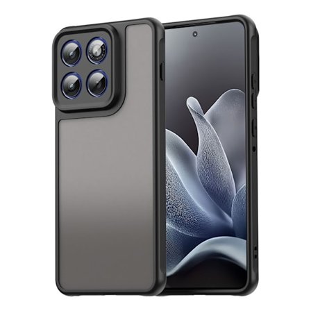 Motorola Edge 70 5G Case Shock Proof Air Cushions Frosted PC+TPU - Black