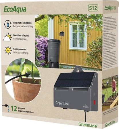 GreenLine EcoAqua S12 Kompostbeholder 12 stk dryppdyser, Vanning