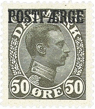 Danmark 1922 - Postfærgemærke AFA 7 - Postfrisk