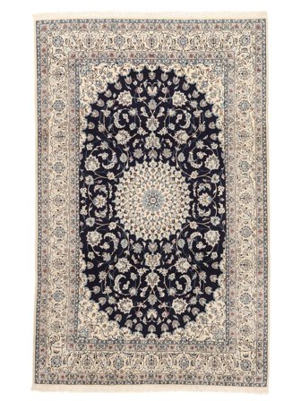 Nain Fine 9La Teppe 199X316 Beige/Brun Ull, Persia/Iran