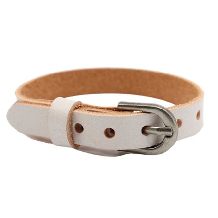 Handgjort Läderarmband Pärlarmband Läderrem Handledssmycken Stilfulla Smycken Läderstruktur Present till Kvinna