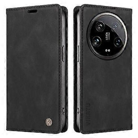 YIKATU YK-004 Plånboksfodral för Xiaomi 14 Ultra, Läder med Skinnkänsla, Flip Cover (Stil A)
