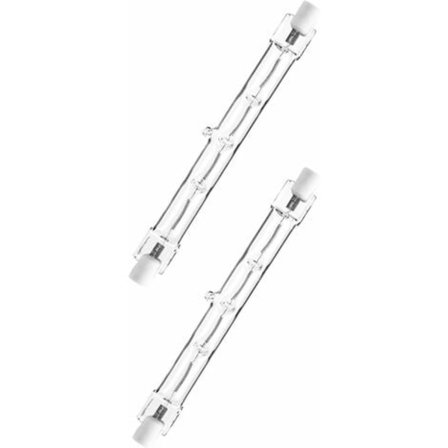 2 kpl halogeenilamppua 400 W vastaa 500 W 118 mm Lämmin