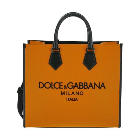 Dolce & Gabbana Orange Shopping Tas , Oranje , Heren , Maat: ONE Size Tassen