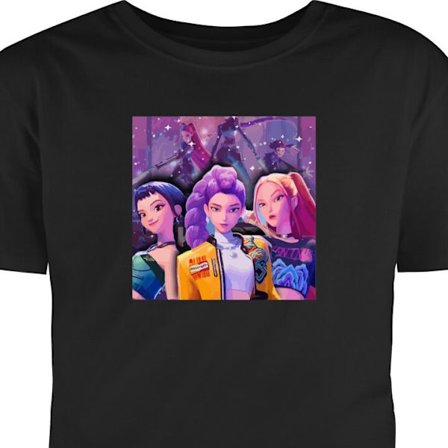 Lapsen t-paita Kpop Demon Hunters Zoey Mira Aya Frontline Tähdet United Magic