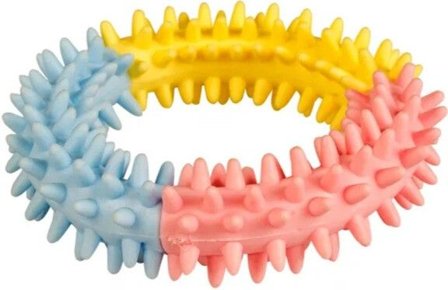 Duvo+ Puppy Rubber Toy Ring 11 cm - Leksaker För Valp