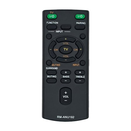 Suora korvaava IR-kaukosäädin Sound Bar -äänipalkille RM-ANU192 RM-ANU191