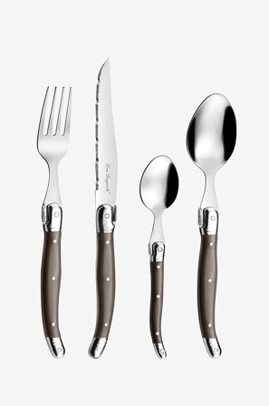 Lou Laguiole - Aterinsarja Tradition 24 osaa - Harmaa - Aterimet - - Homeroom