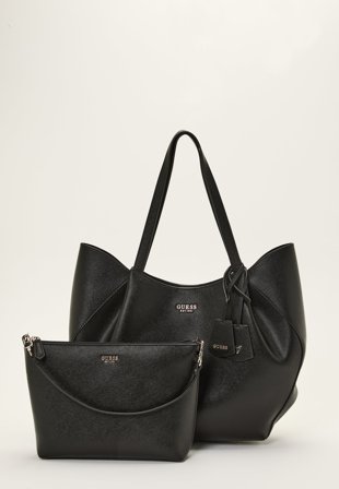 Guess Amorette 2 In 1 Tote Black Onesize