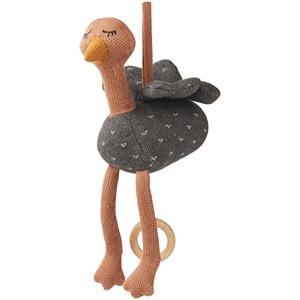 Liewood Ostrich/Dark Grey Melange Angela Music Mobile One Size - First toys and baby toys - One size - Grey