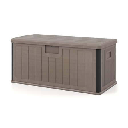 Vattentät 378L trädgårdsförvaringslåda med låsbart lock