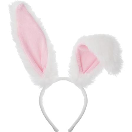 Kaninøre-Hodebånd, Søte Fluffy Kaninøre-Hodeplagg, Kanin Cosplay Kostymetilbehør, Fest Prom Hodebånd Kostyme