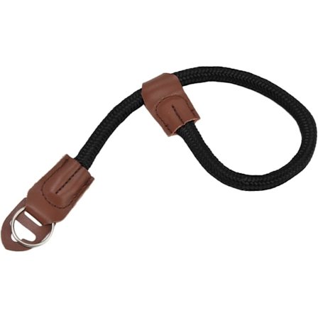 Justerbar håndleddsreim, enkel å justere, høy styrke kamerahåndleddsreim med pakning for utendørs (svart)