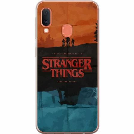 Samsung Galaxy A20e Genomskinligt Skal Stranger Things
