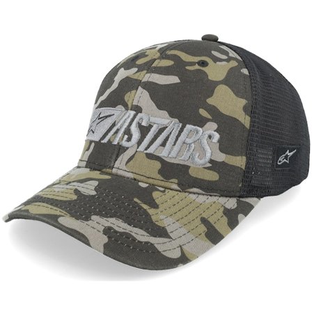 Alpinestars - Camo trucker Czapka Z Daszkiem - Reblaze Multicamo Hat Black Trucker @ Hatstore