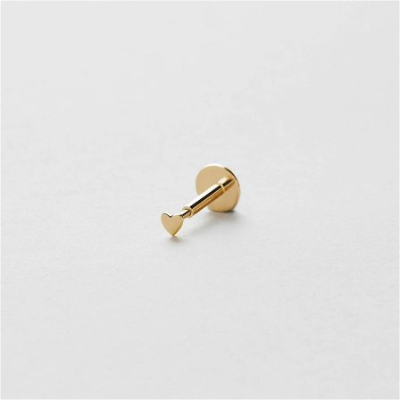 Mini Heart Piercing - 14K GELBGOLD