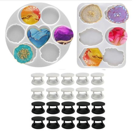 2 Stk Telefon Grip Form Resin Forme Epoxy Resin