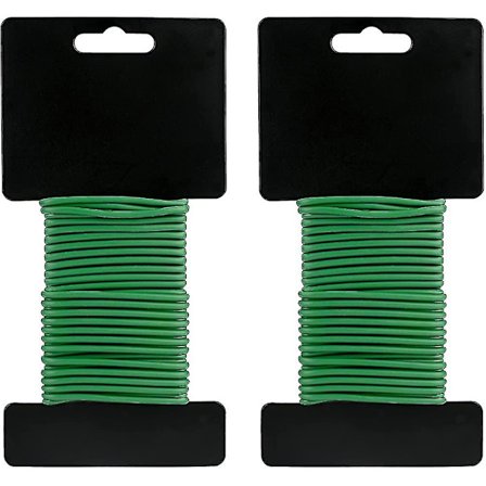 4,8 mm x 8 m Grønn Plante Twist Tie Hage Myk Plastbelagt Tie