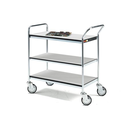 ESD Bordsvagn, 3 hyllplan, 1140x460x980 mm (LxBxH)