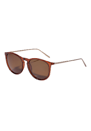 Pilgrim Vanille Sunglasses Solglasögon Dam Brun ONESIZE