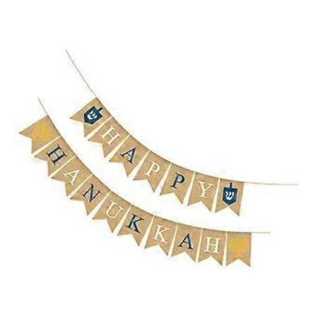 Anheng Garland Festival Dekor Hanukkah Party Banner Anheng Assortert Farge 18x13cm Rektangel 1Sett