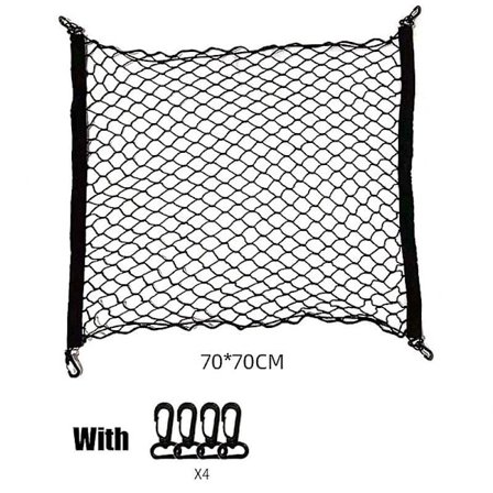 Bil Bagsæde Organizer Net Elastisk Snøre Magisk Mærkat Universal Opbevaringslomme Taske Auto Bil Bagagerum Organizer Engros| |