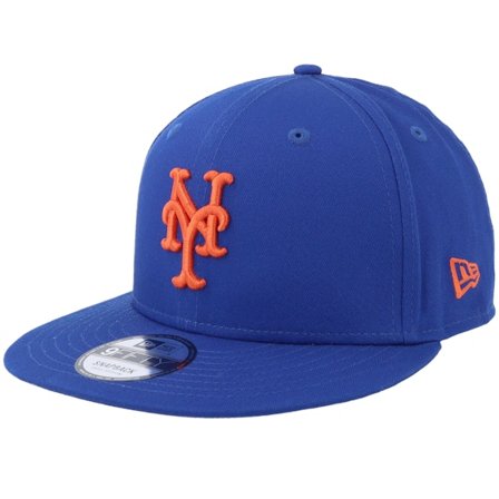 New Era - MLB Sininen snapback Lippis - New York Mets MLB 9FIFTY Blue/Orange Snapback @ Hatstore