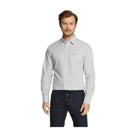 Tommy Hilfiger, Shirts Biały, Mężczyzna, Rozmiar: S