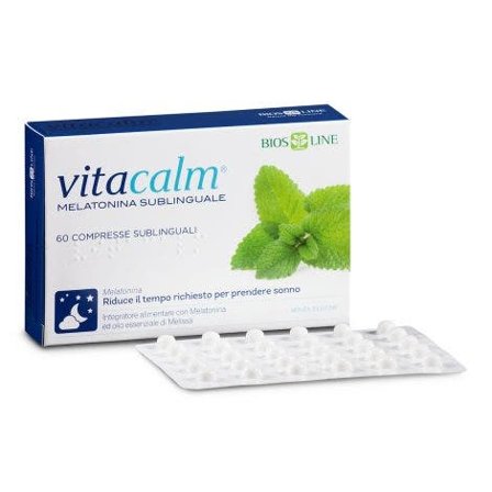 Bios Line Vitacalm Melatonina 60 Compresse Sublinguali