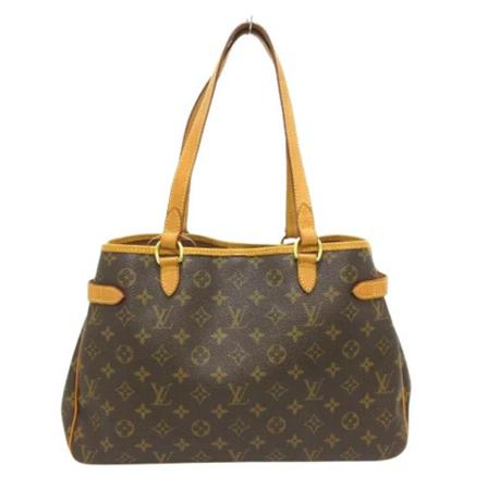 Louis Vuitton Vintage Pre-owned Polyester Batignolles Taske Brun, Dame Vintage Tasker, Størrelse: ONE Size