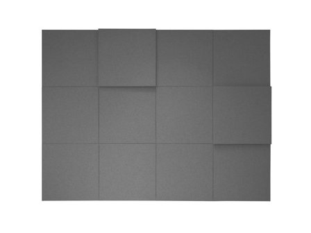 Väggabsorbent 100x100x3 Dox 52-mel.grå - Lyreco - Kontorsmöbler och inredning - Skärmar - Golvskärmar