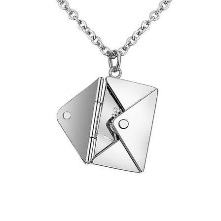 Kuverthalsband Älska Din Hemliga Hängsmyckegåva I Rostfritt Stål