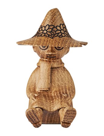 Dsignhouse Moomin Snufkin Oak Figurine Made By Hand - 9 CM