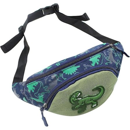 Barnas gutte- og jentegave - Midjeveske med tegneserie-dinosaur - Lommebok - Midjeveske - Reiseveske