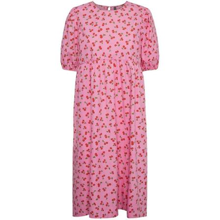 Pieces Berry 2/4 Mini Kjole Pink, Dame