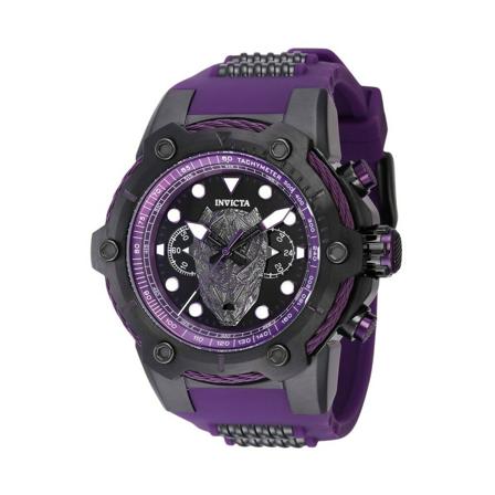 Invicta Watches, Marvel - Black Panther 40835 Men's Quartz Watch - 51mm Czarny, Mężczyzna, Rozmiar: ONE Size