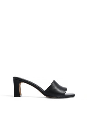 NA-KD Mules en cuir - Chaussures en cuir - Noir - EU 39