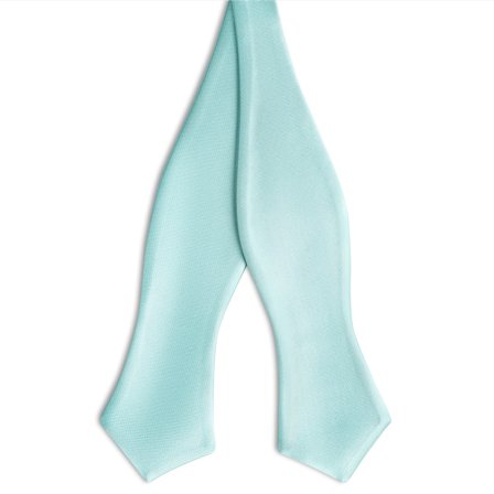Nœud papillon à nouer à pointe de diamant et en satin bleu layette pour hommes - Noeuds papillon à nouer - pour Hommes - Trendhim
