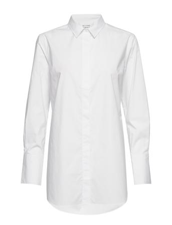 Larkin Ls Classic Shirt Långärmad Skjorta Vit Second Female