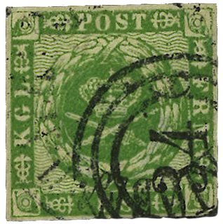 Danmark 1858 - AFA 8 - Stemplet