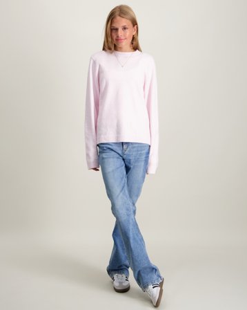VERO MODA VMDOFFY LS O-NECK BLOUSE Rosa Tröjor Tjej - Kids Brand Store