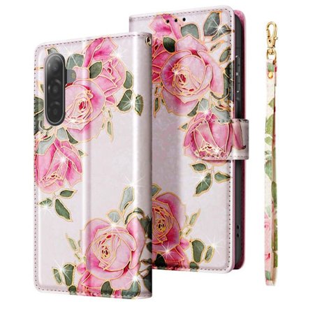 Pungetui - AVIZAR - Samsung Galaxy A17 - Lys rosa - Video Støtte - Anti RFID