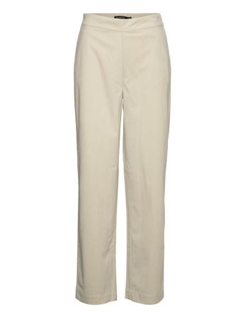 Slakani Pants Bukser Med Lige Ben Creme Soaked In Luxury