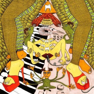 Oh death (acid orange vinyl) Goat